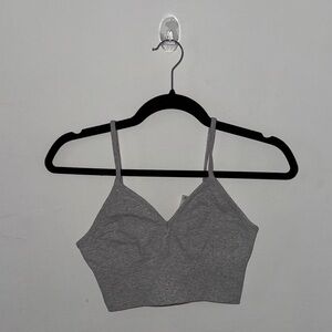 ALO Yoga Gray Sports Bra